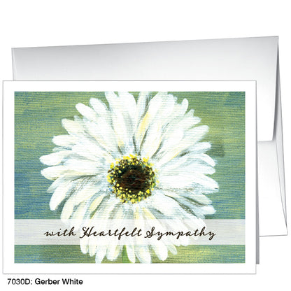 Gerber White, Greeting Card (7030D)