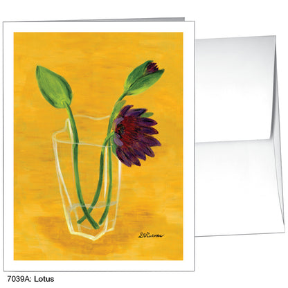 Lotus, Greeting Card (7039A)