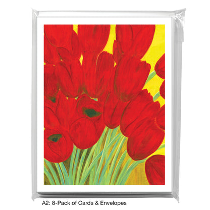 Red Close-Up, Greeting Card (7057A)