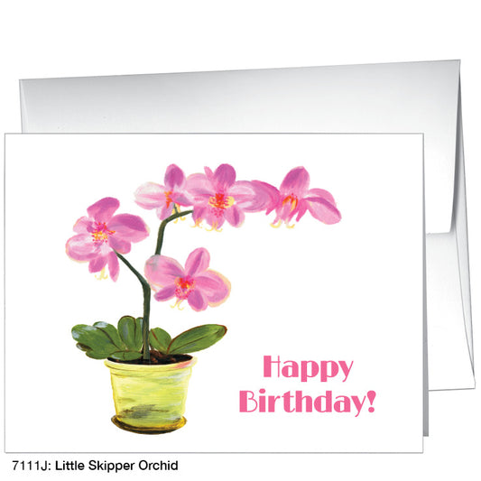 Little Skipper Orchid, Greeting Card (7111J)