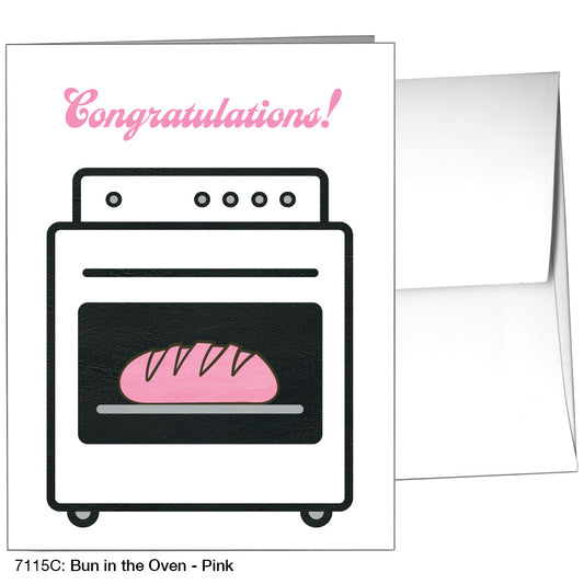 Bun In The Oven, Greeting Card (7115C)