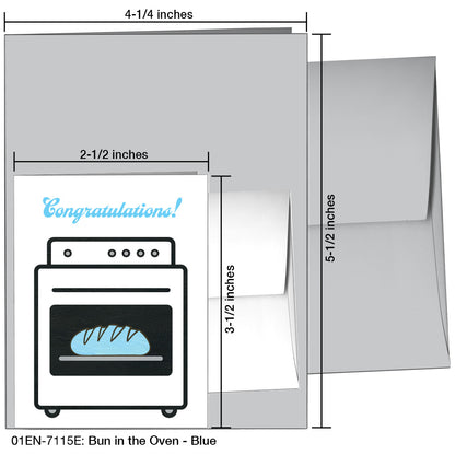 Bun In The Oven, Greeting Card (7115E)