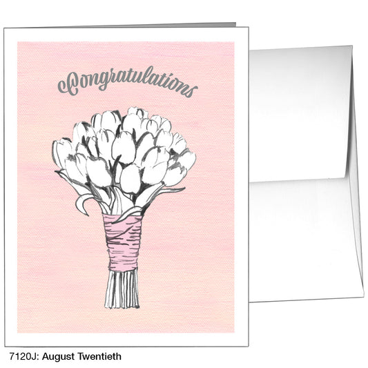 August Twentieth, Greeting Card (7120J)