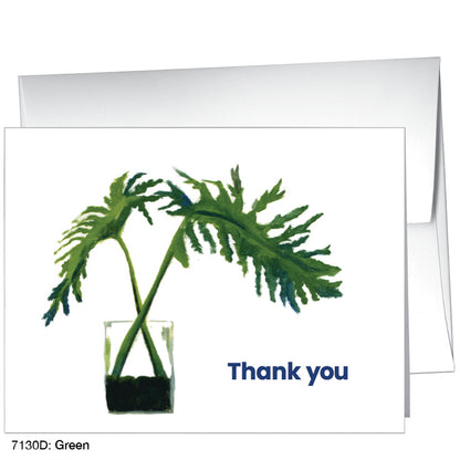 Green, Greeting Card (7130D)