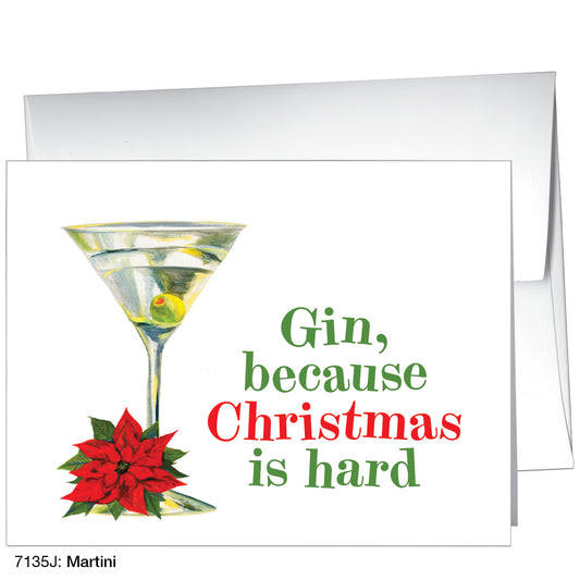 Martini, Greeting Card (7135J)