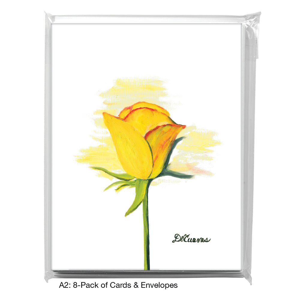 Yellow Rose, Greeting Card (7145)