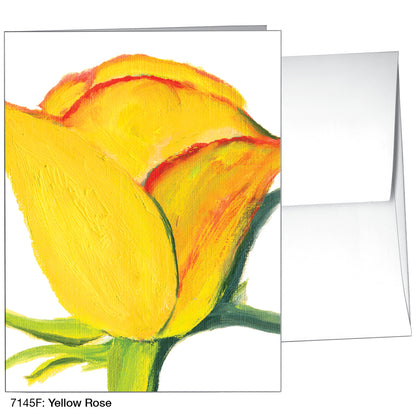 Yellow Rose, Greeting Card (7145F)