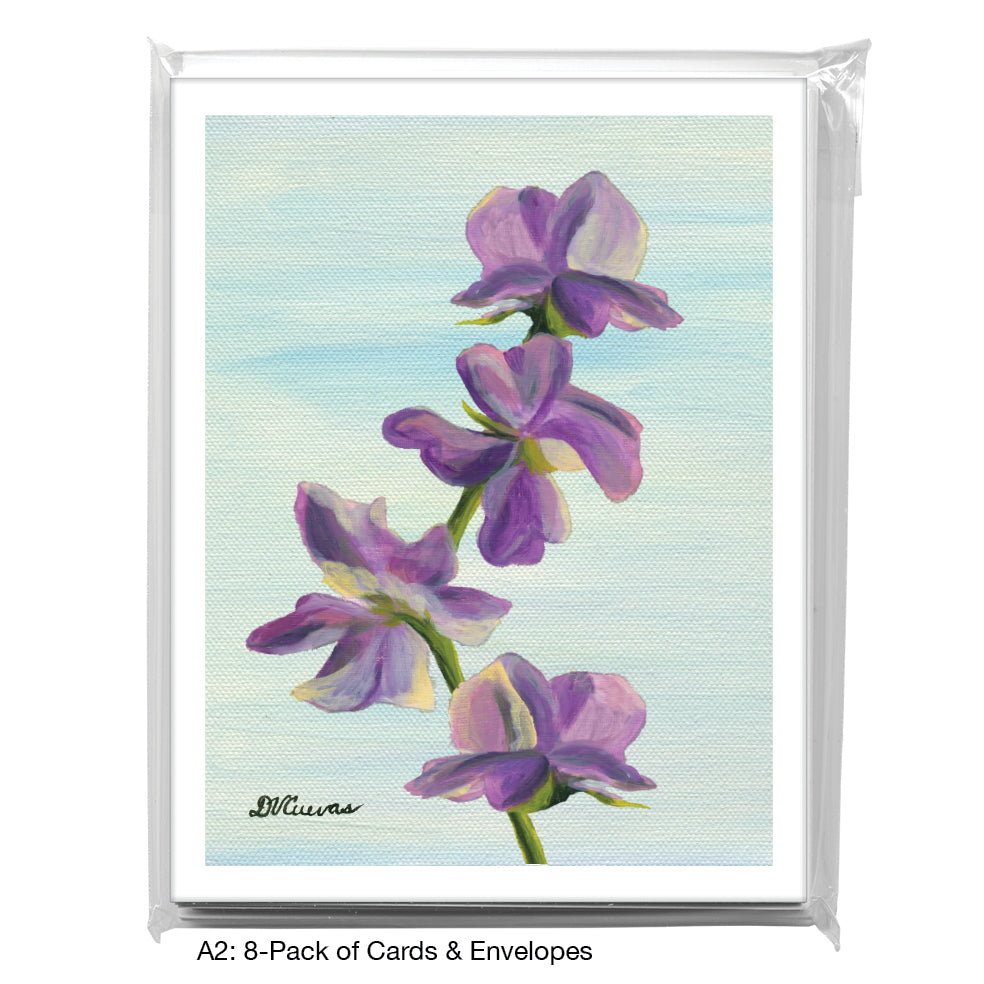 Sweet Pea, Greeting Card (7147)