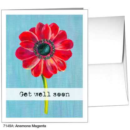 Anemone Magenta, Greeting Card (7149A)