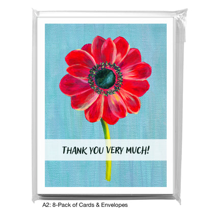 Anemone Magenta, Greeting Card (7149NAA)