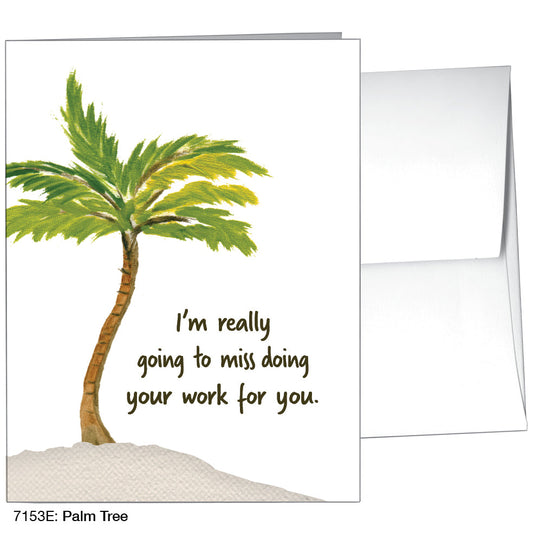 Palm Tree, Greeting Card (7153E)