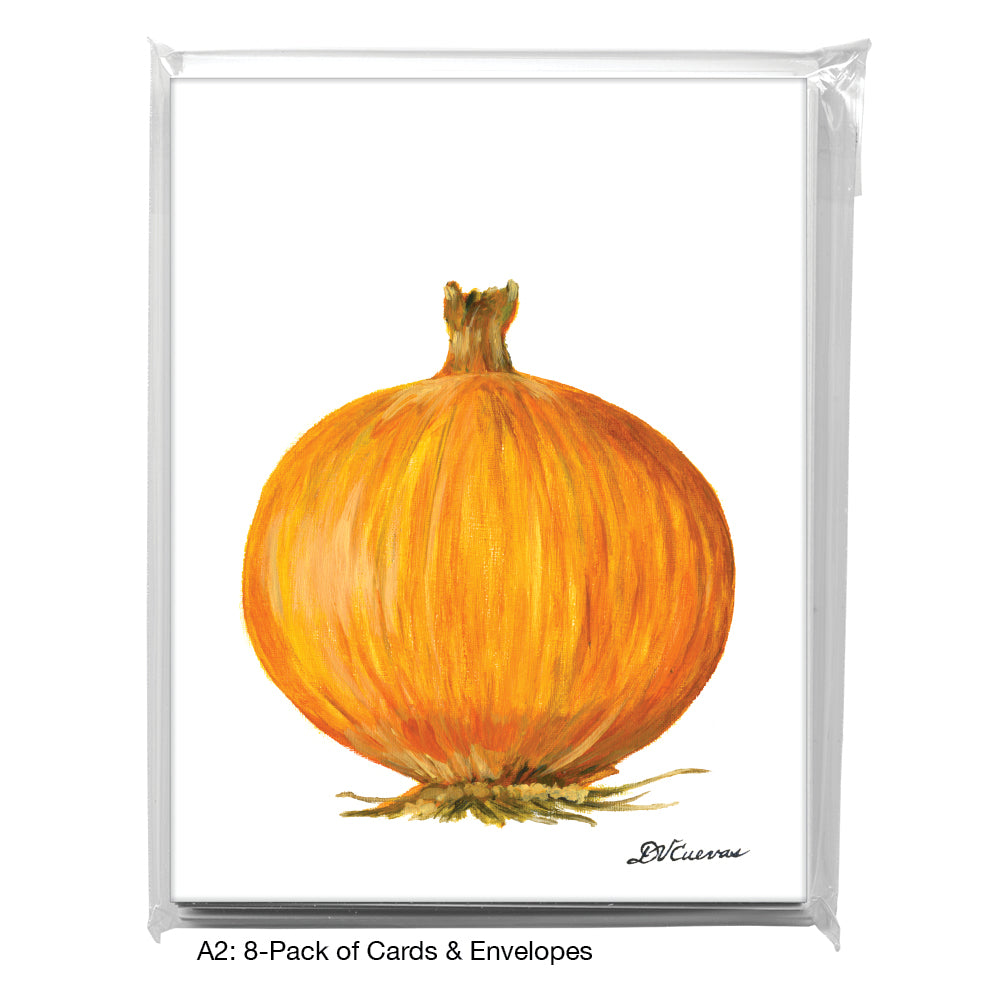 Yellow Onion, Greeting Card (7154)