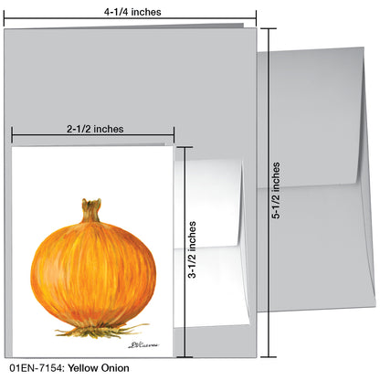 Yellow Onion, Greeting Card (7154)