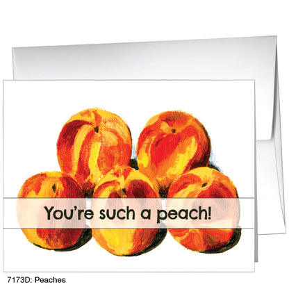 Peaches, Greeting Card (7173D)