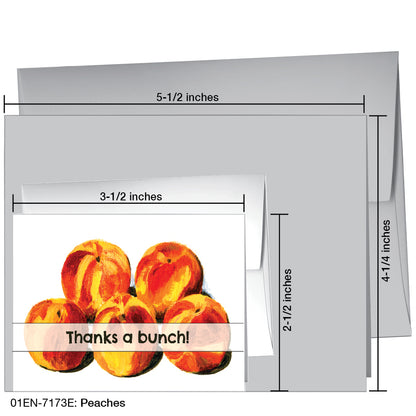 Peaches, Greeting Card (7173E)