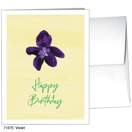 Violet, Greeting Card (7187E)