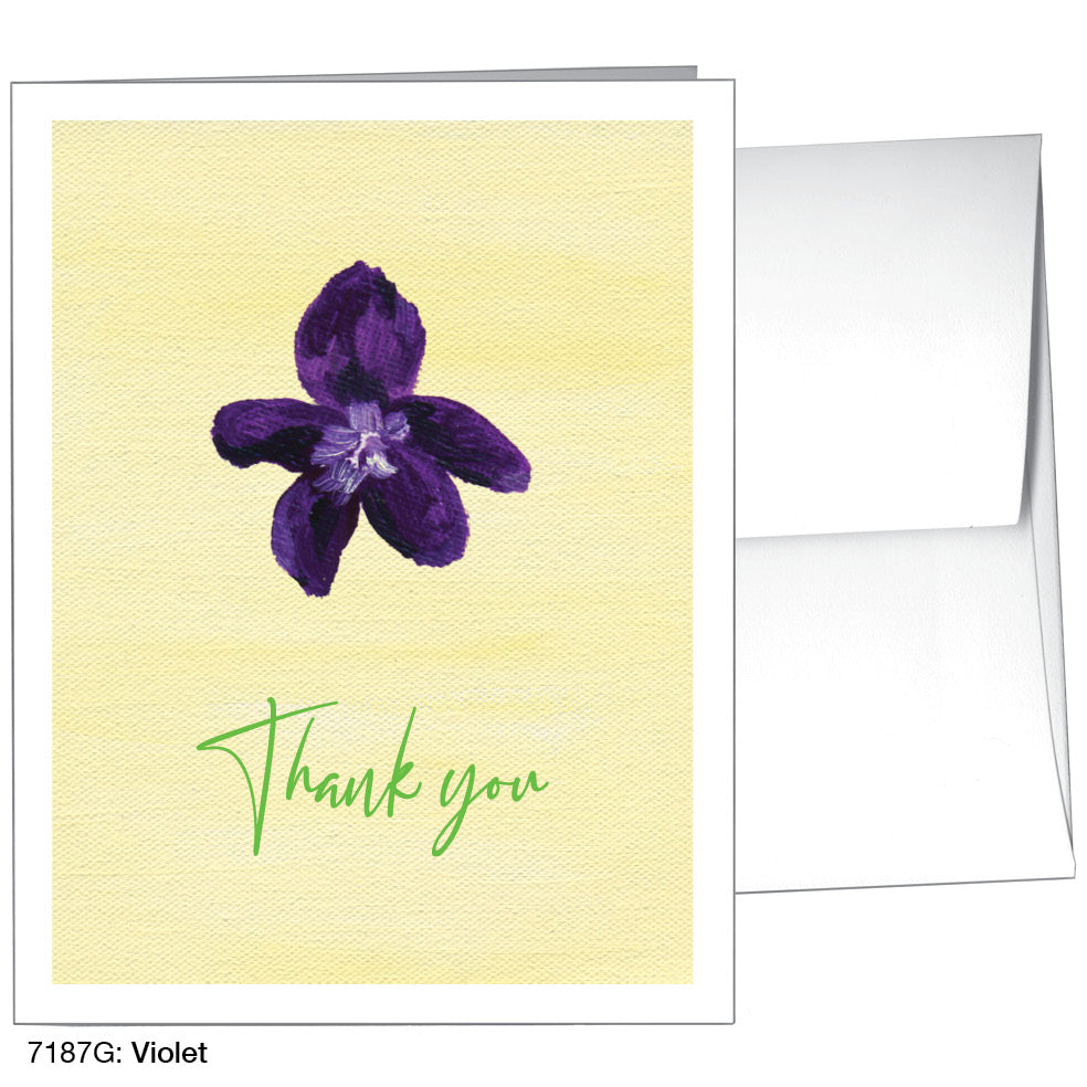 Violet, Greeting Card (7187G)