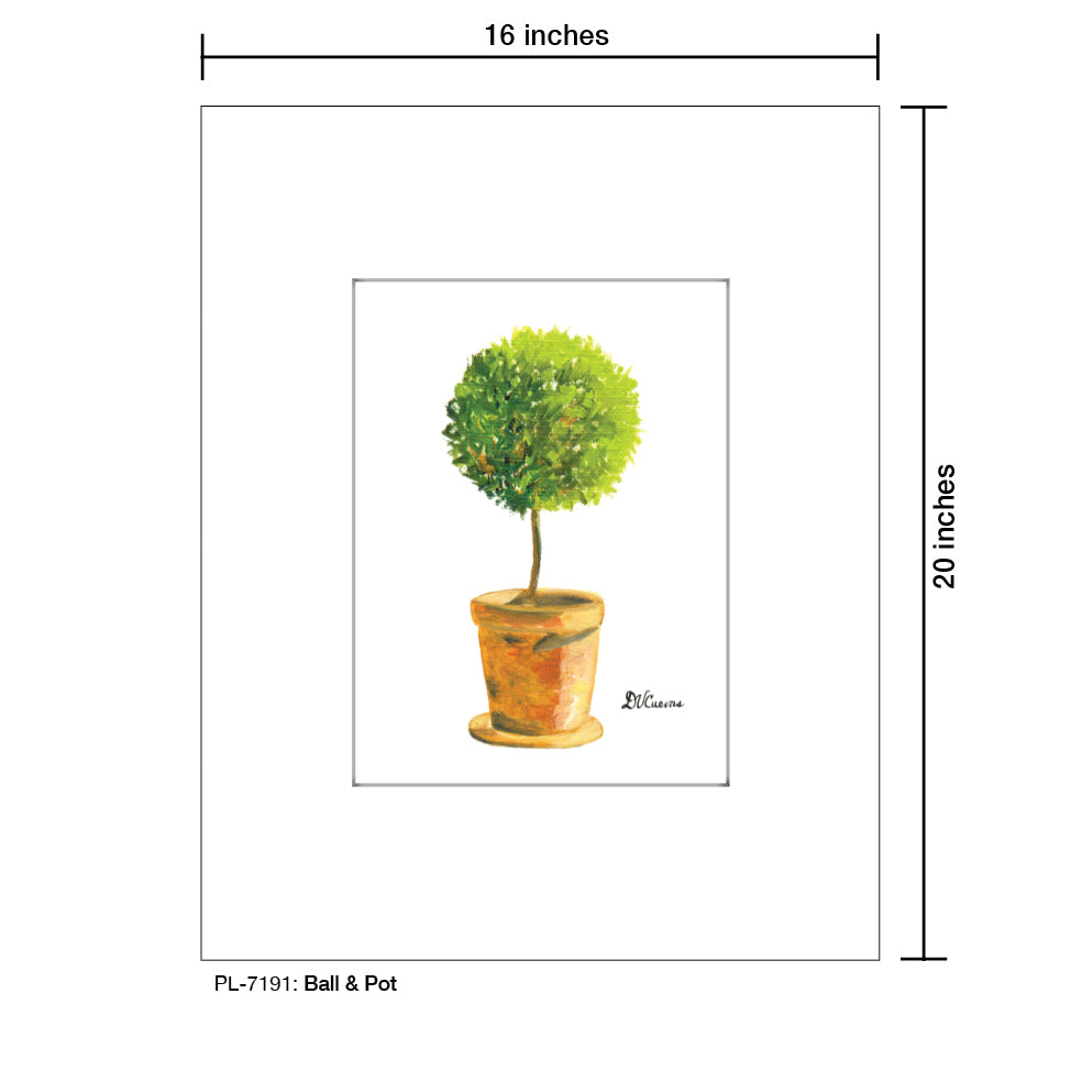 Ball & Pot, Print (#7191)