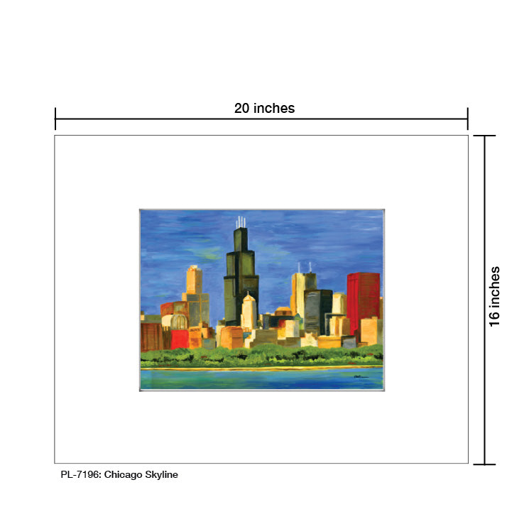 Chicago Skyline, Print (#7196)