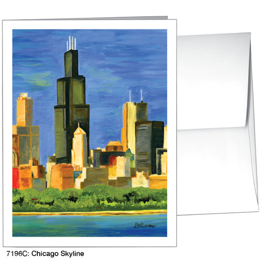 Chicago Skyline, Greeting Card (7196C)