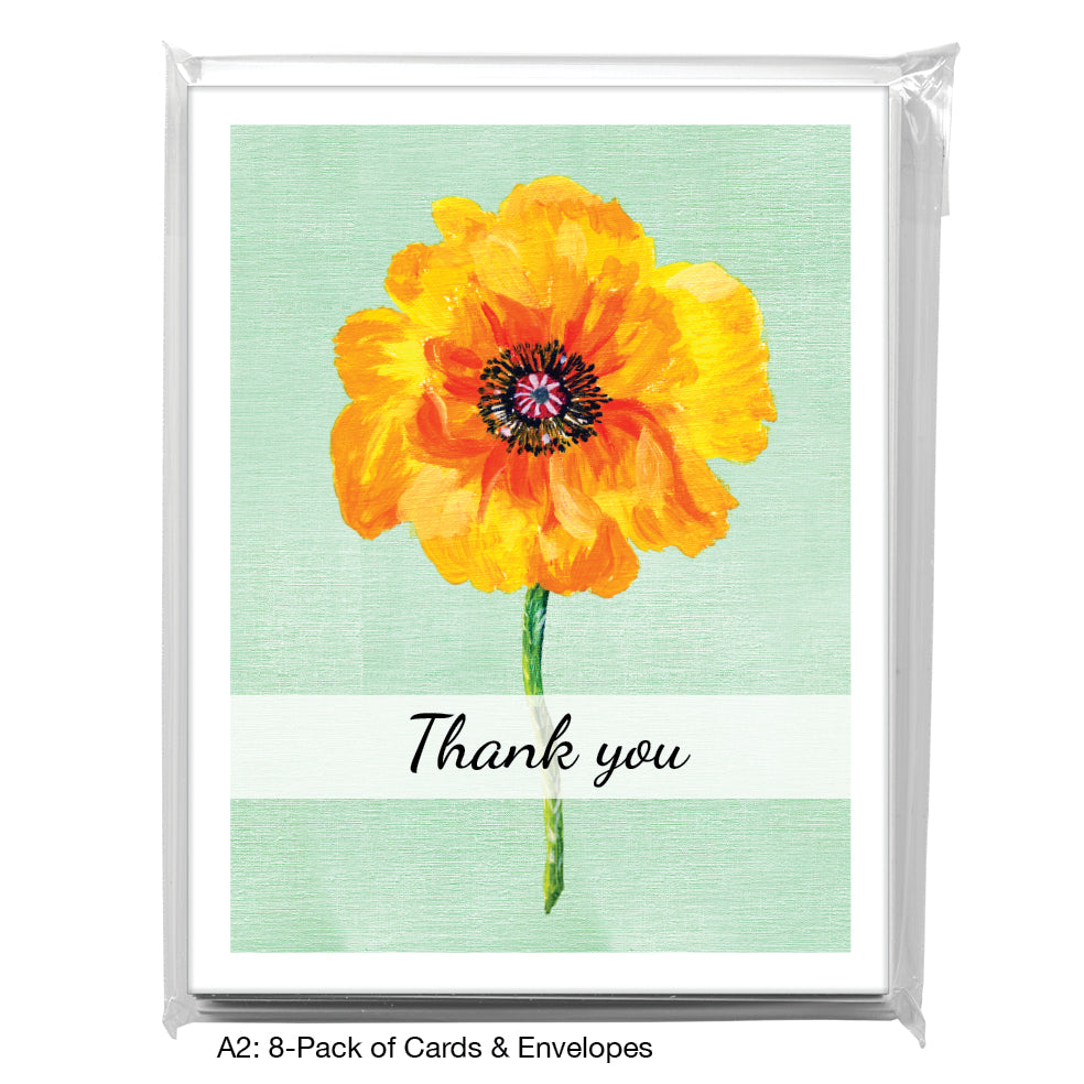 Poppy 03, Greeting Card (7206B)