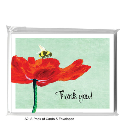 Poppy 12, Greeting Card (7215B)