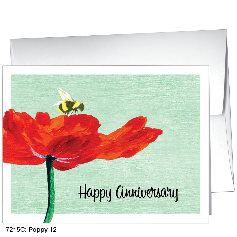 Poppy 12, Greeting Card (7215C)