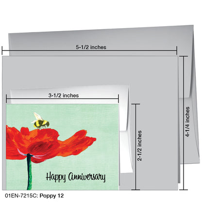 Poppy 12, Greeting Card (7215C)