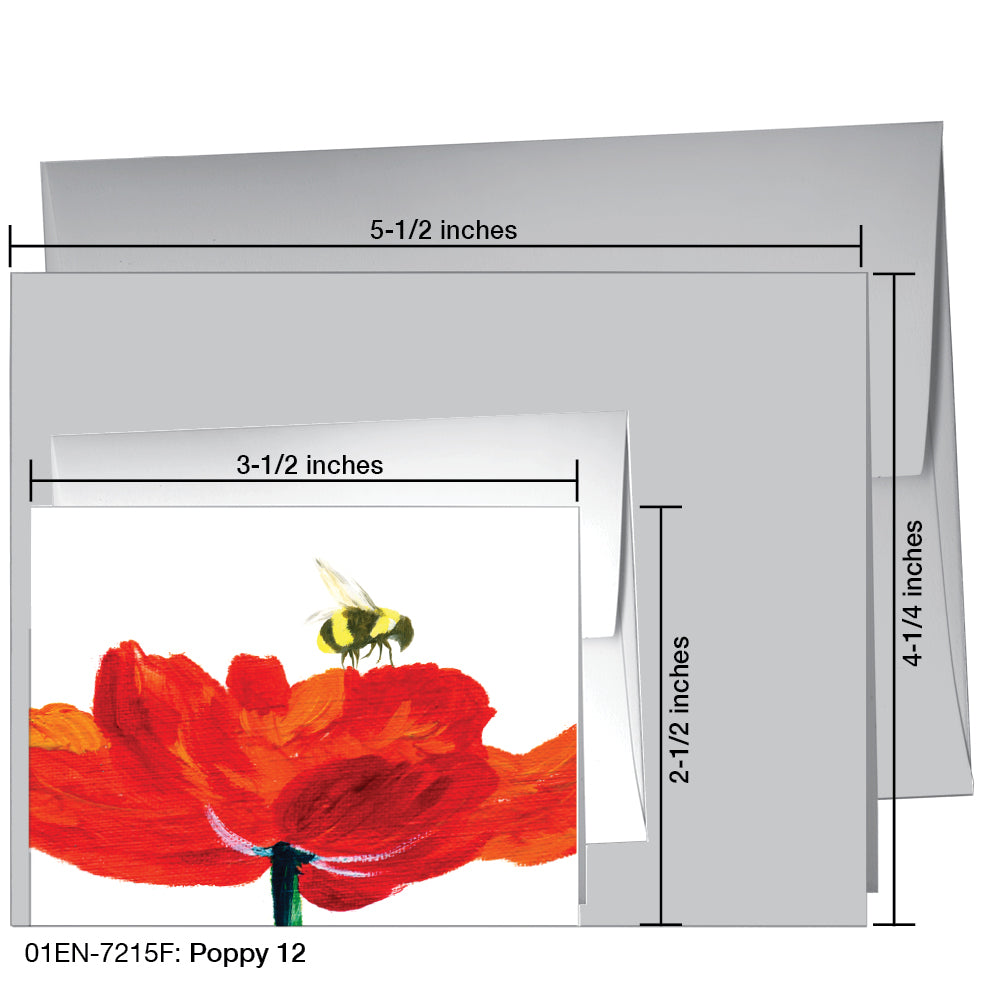 Poppy 12, Greeting Card (7215F)