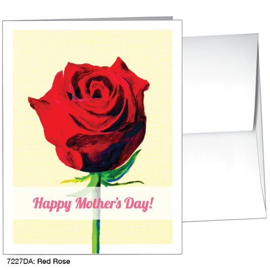 Red Rose, Greeting Card (7227DA)