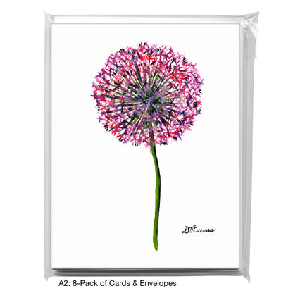 Allium 1, Greeting Card (7239)