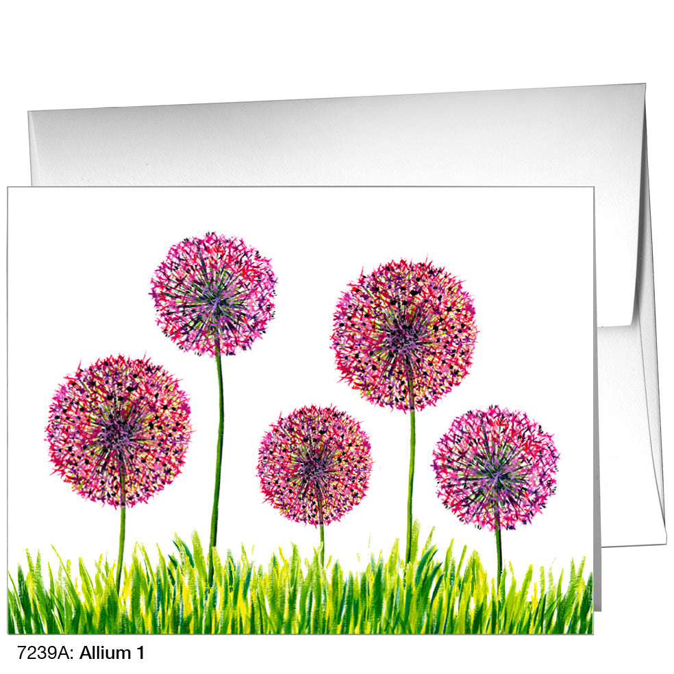 Allium 1, Greeting Card (7239A)