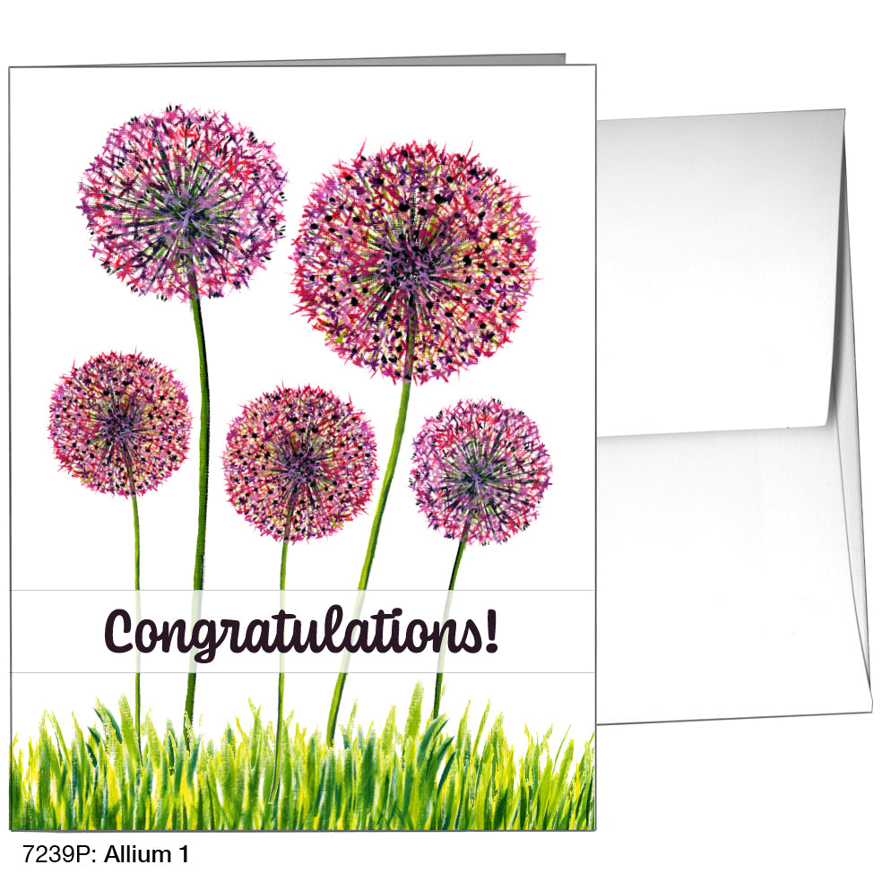 Allium 1, Greeting Card (7239P)