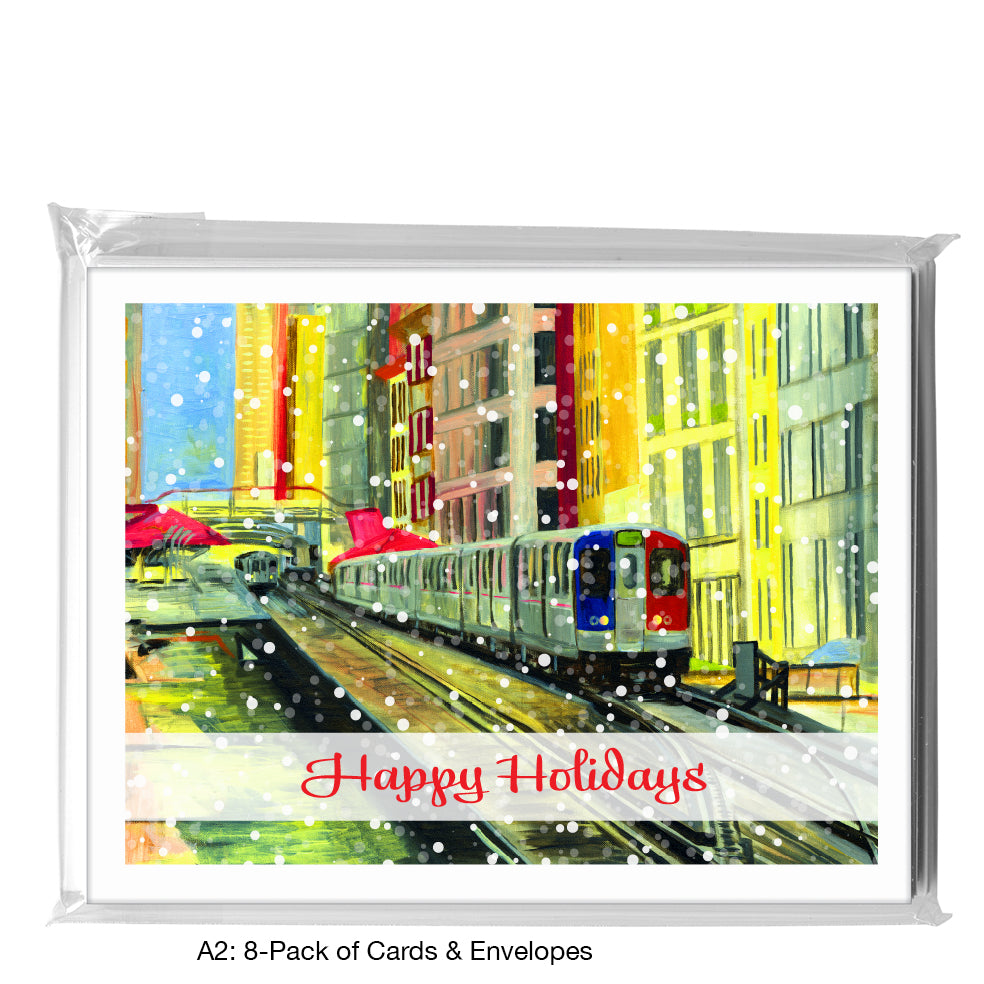 El, Chicago, Greeting Card (7248A)