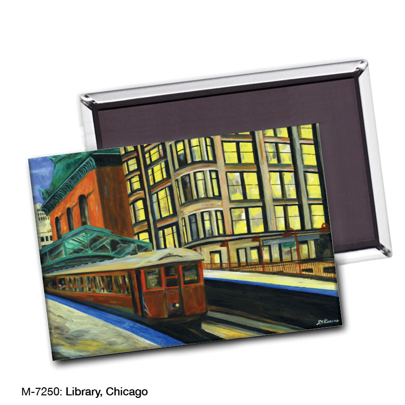 Library, Chicago Magnet (7250)