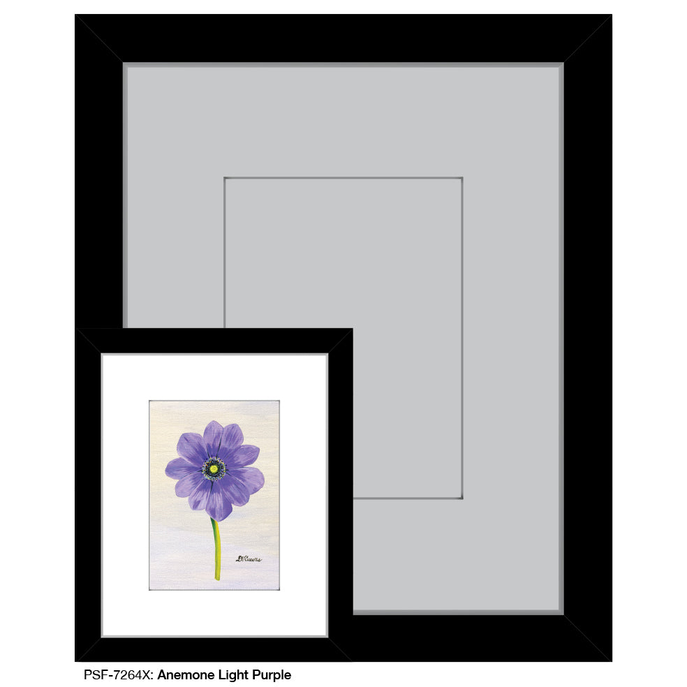 Anemone Light Purple, Print (#7264X)