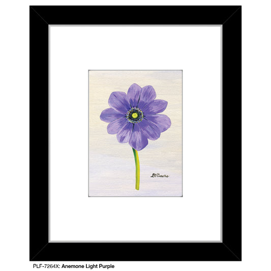 Anemone Light Purple, Print (#7264X)