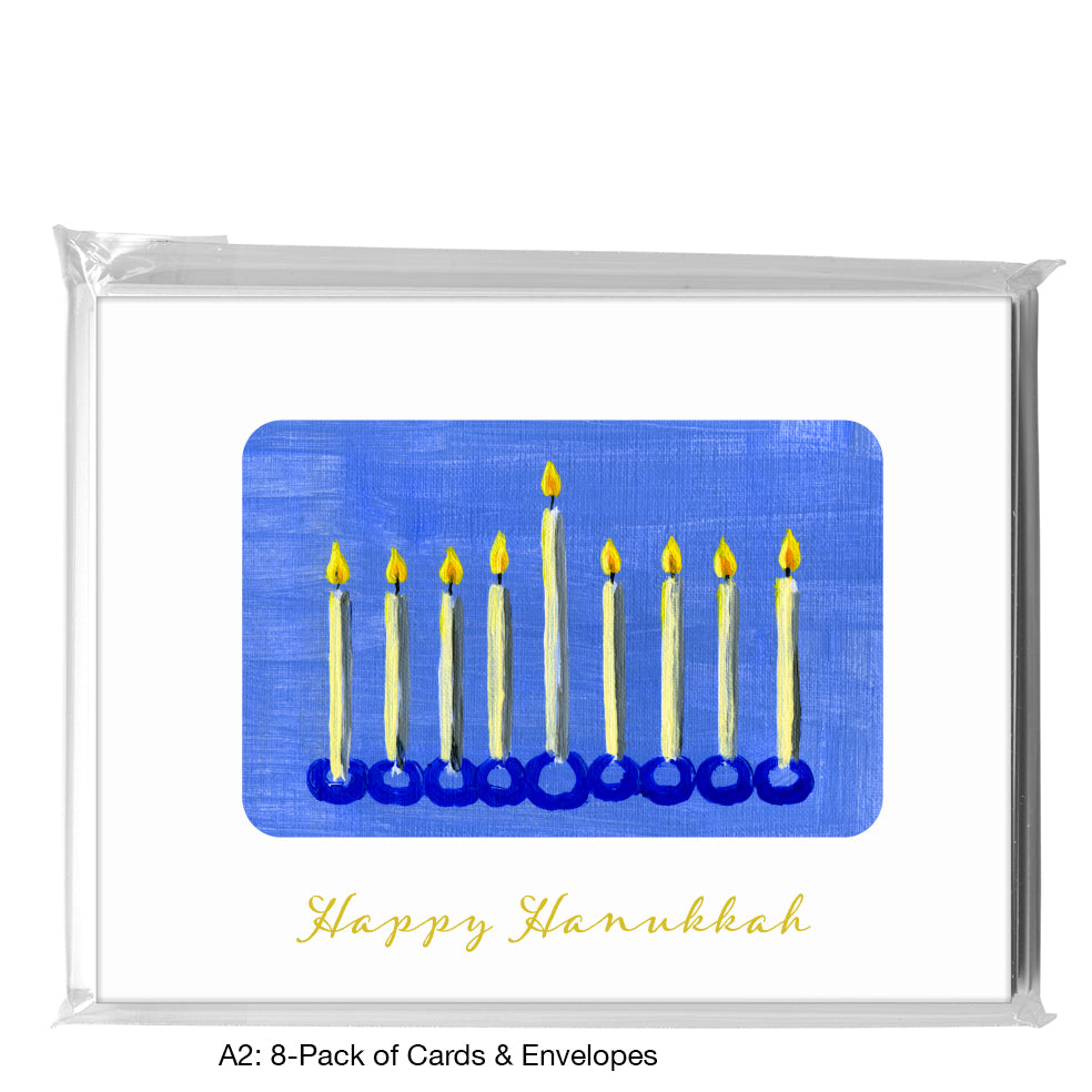 Hanukkah Night, Greeting Card (7285A)