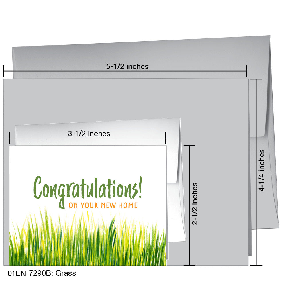 Grass, Greeting Card (7290B)