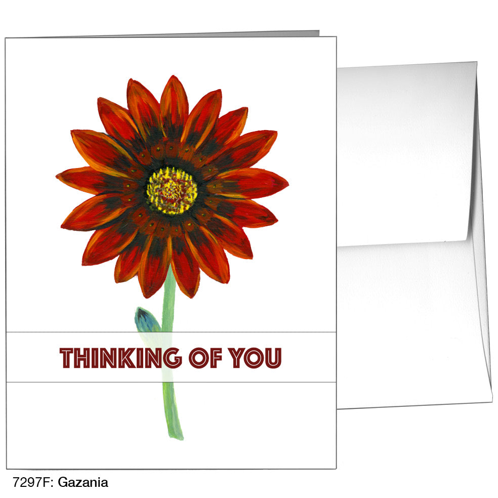 Gazania, Greeting Card (7297F)