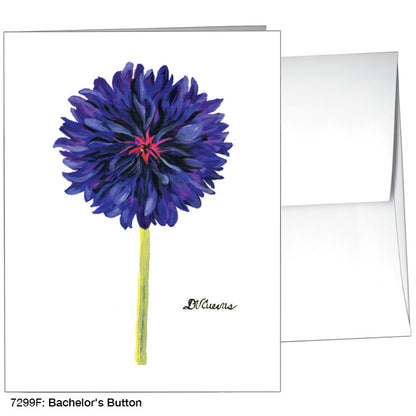 Bachelor's Button, Greeting Card (7299F)