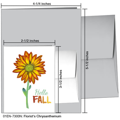 Florist's Chrysanthemum, Greeting Card (7300N)