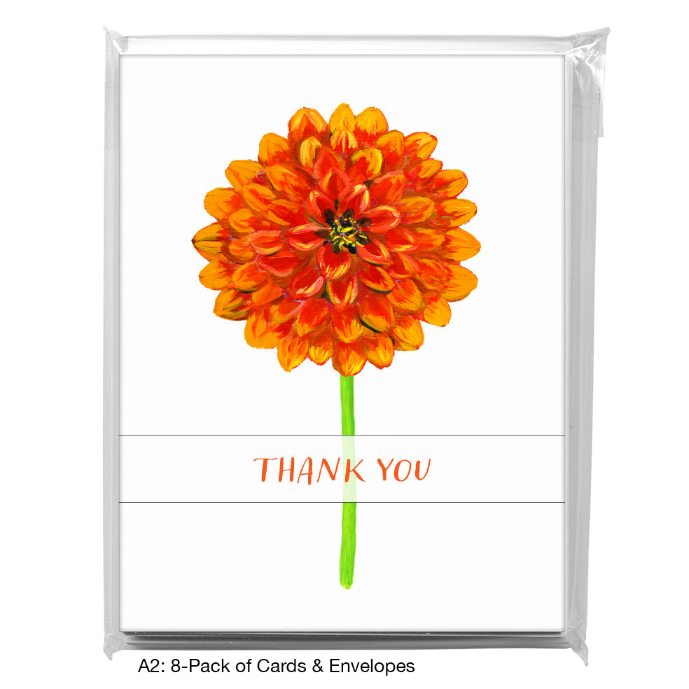 Garden Dahlia, Greeting Card (7301C)