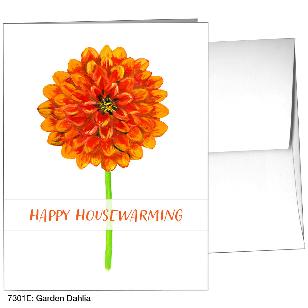 Garden Dahlia, Greeting Card (7301E)