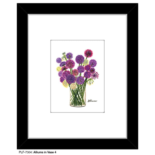 Alliums in Vase 4, Print (#7304)