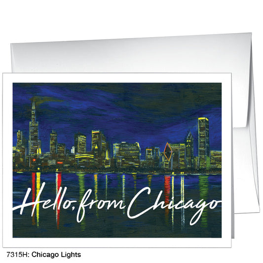 Chicago Lights, Greeting Card (7315H)