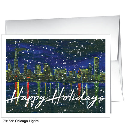 Chicago Lights, Greeting Card (7315N)