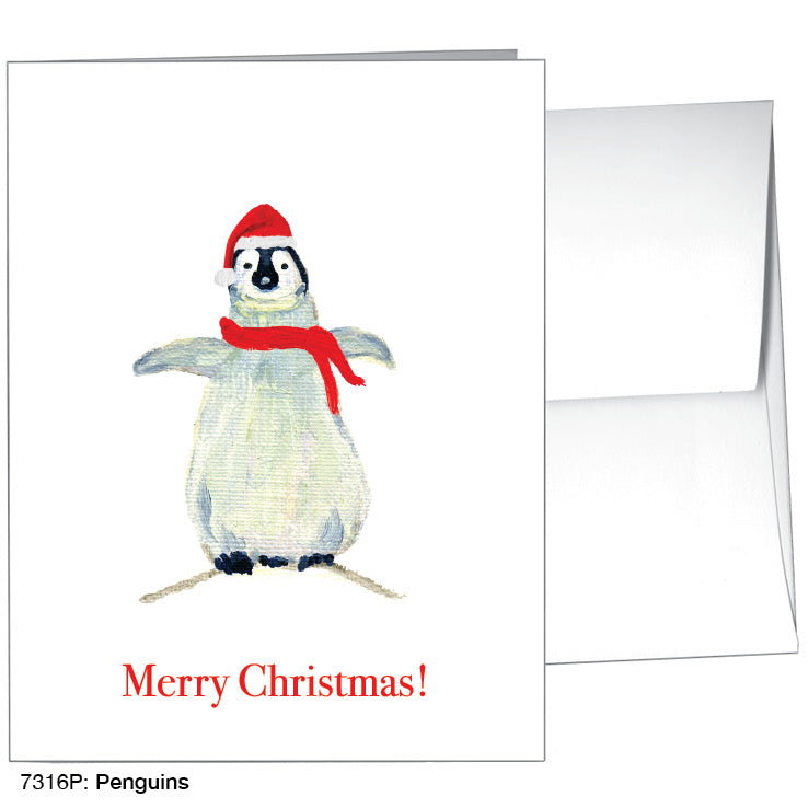 Penguins, Greeting Card (7316P)