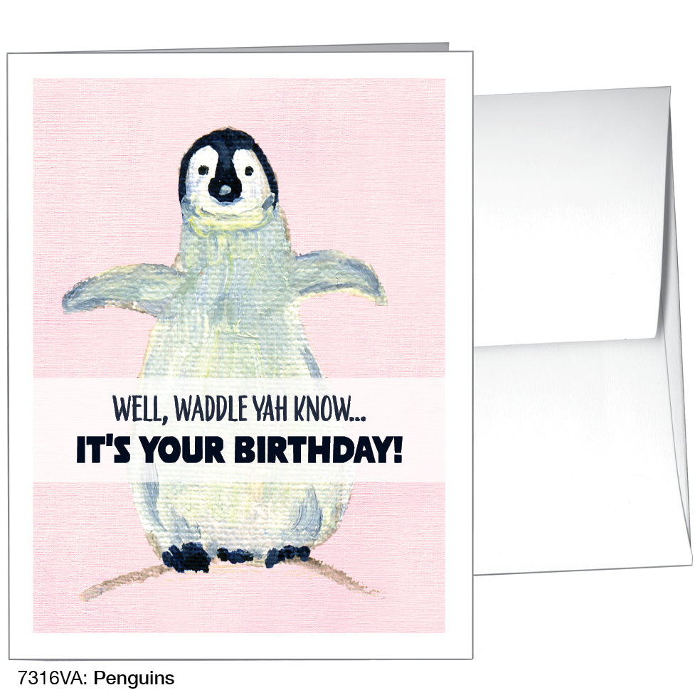 Penguins, Greeting Card (7316VA)