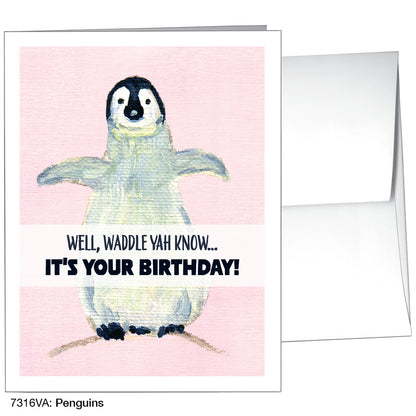 Penguins, Greeting Card (7316VA)